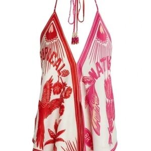 Farm Rio Tropical Dream halter top size small